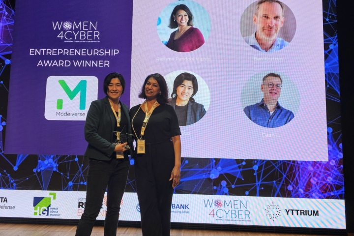 Modelverse Wins Women4Cyber Entrepreneurship Award 